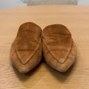 Cole Haan Tan Suede Slip-On Shoes